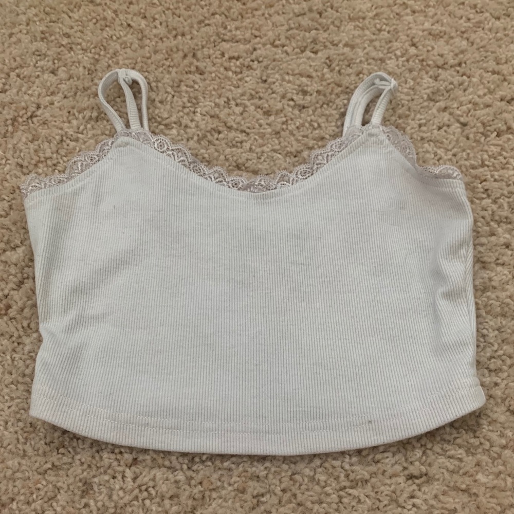White Crop Top